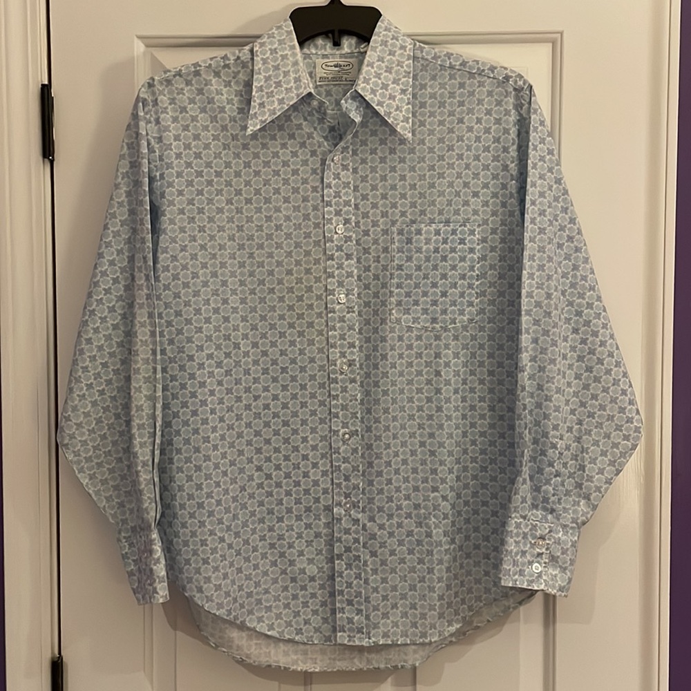 Vintage Thrifted Patterned Button-Down